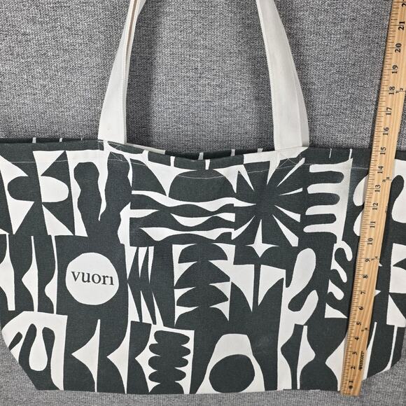 VUORI CODY HUDSON ABSTRACT PRINT TOTE BAG – 22" × 19" × 4" – RECYCLED MATERIALS - Picture 8 of 11